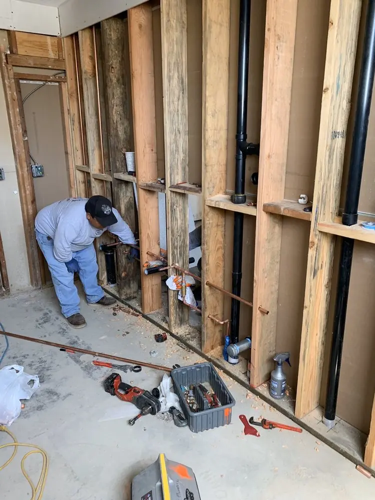 Commercial rough-in plumbing for Gas Line Repair in West London
